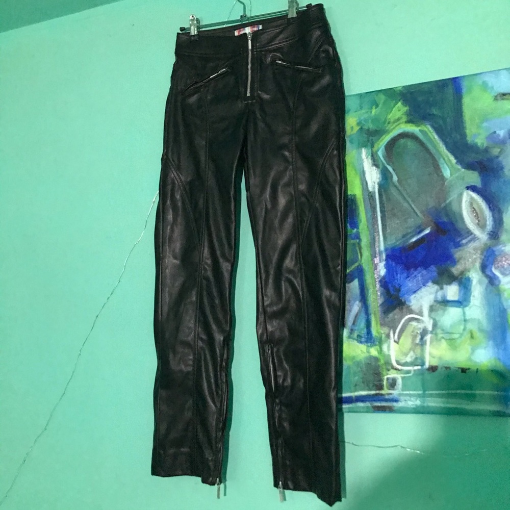 Faux Leather Pants